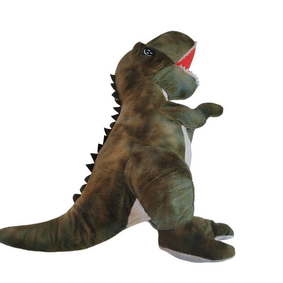 T Rex Dinosaur Plush Toy Mother With 4 T Rex Dinosaur Babies Zippered Pouch EUC - Picture 11 of 16